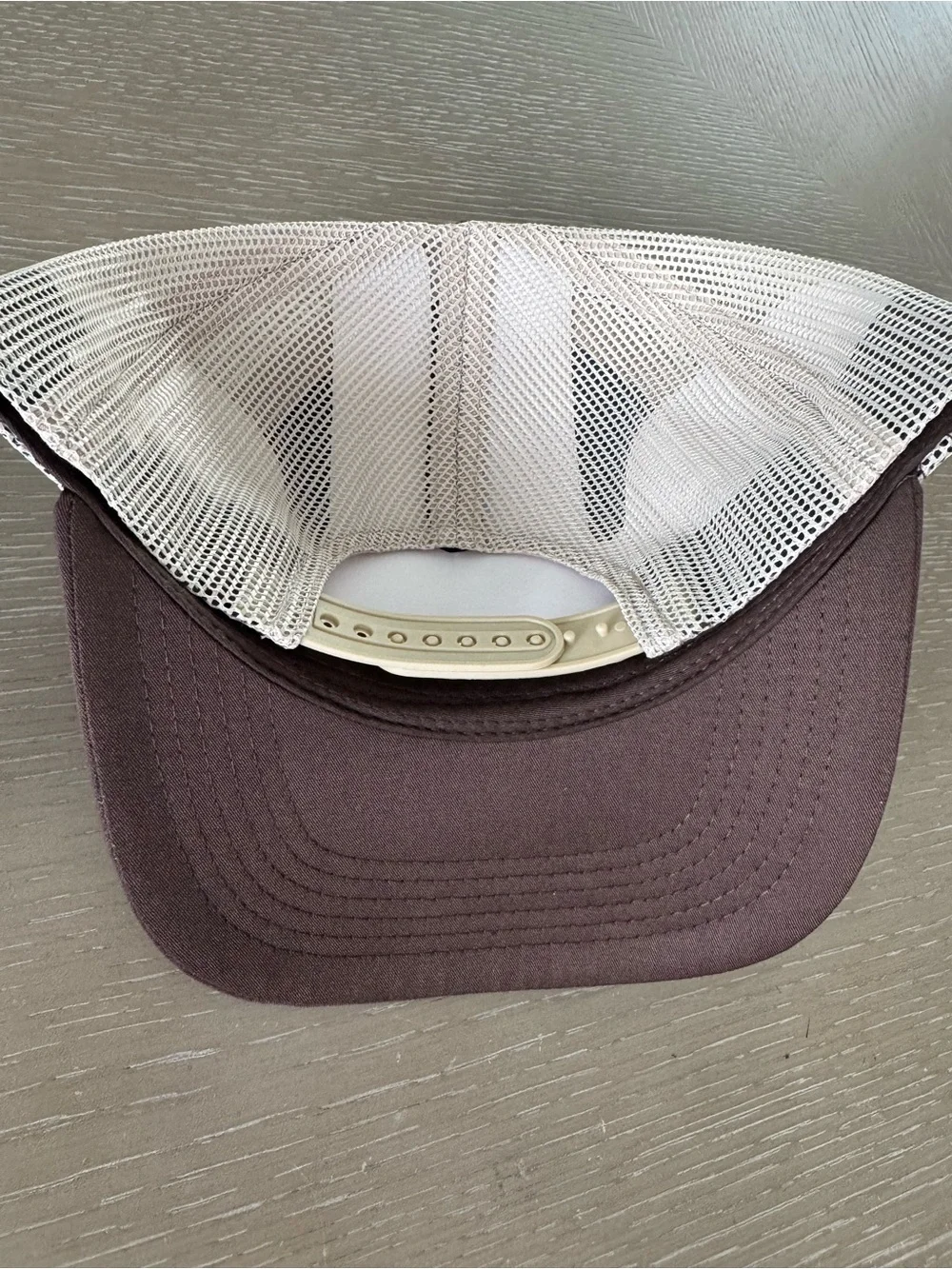 New Brown and Khaki Mesh Snapback Cap
